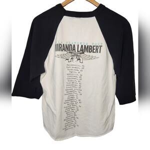 Miranda Lambert 2014 Tour Baseball Tee Medium
